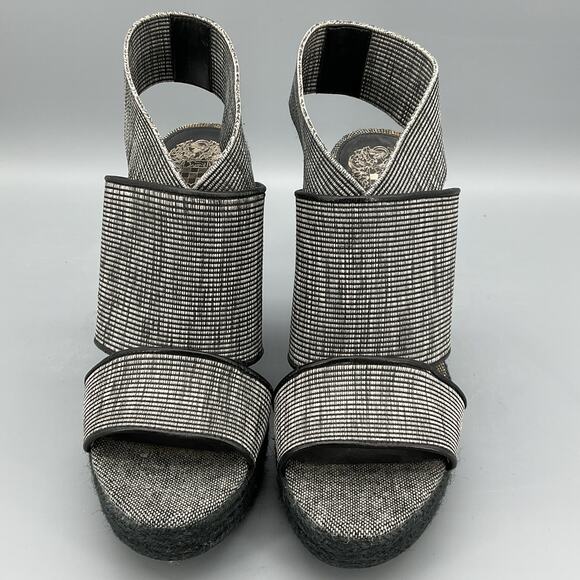 Vince Camuto Women’s Madalisa Espadrille Wedge Sandals Black Size 8.5M - Picture 3 of 10